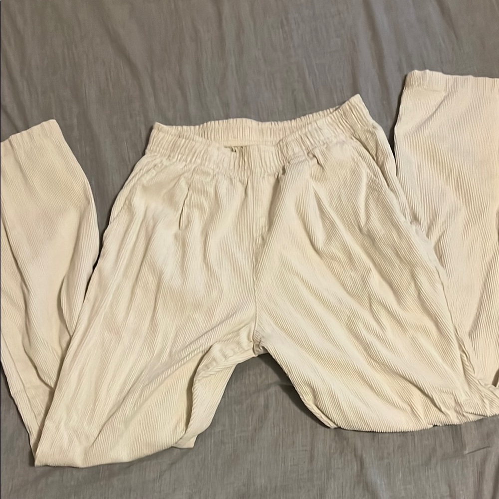 Uniqlo Cream Women's Trousers